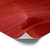 砂岩のフォーメーションPariaキャニオンアリゾナ ポスター (角)