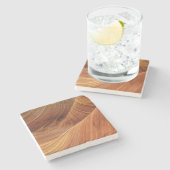 砂岩の岩層 ストーンコースター (横)