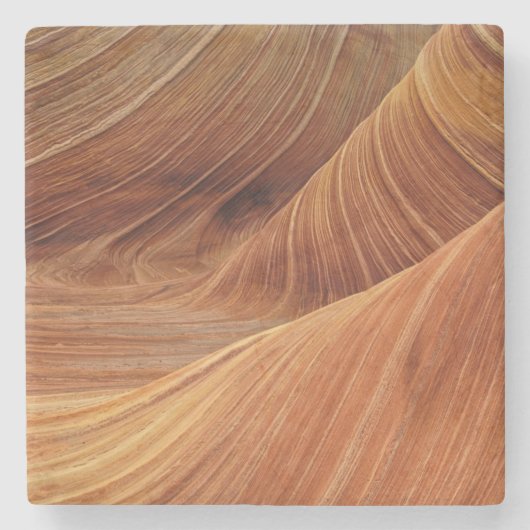 砂岩の岩層 ストーンコースター (正面)