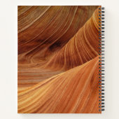 砂岩の岩層 ノートブック (裏面)