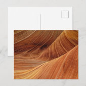 砂岩の岩層 ポストカード (正面/裏面)