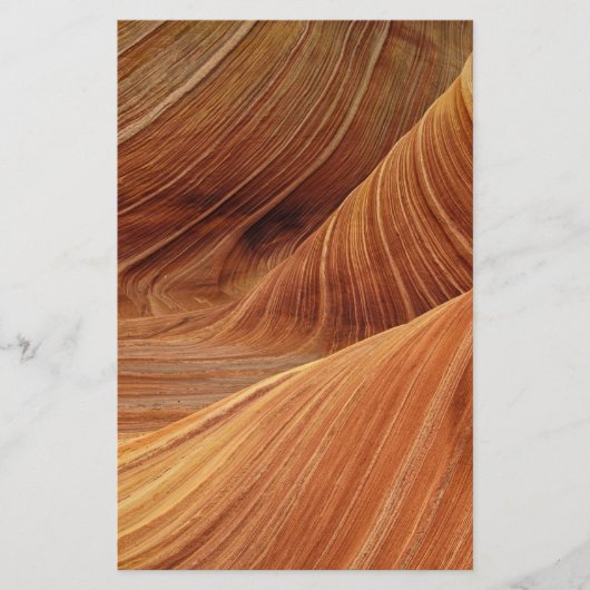 砂岩の岩層 便箋 (正面)