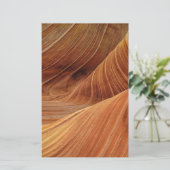 砂岩の岩層 便箋 (スタンド正面)