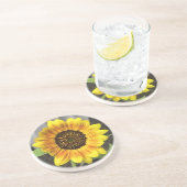 砂岩ひまわりコースター コースター (側面)