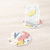 砂岩エレガントコースター – 吸収剤とスタイリッシュ医師 コースター (側面)