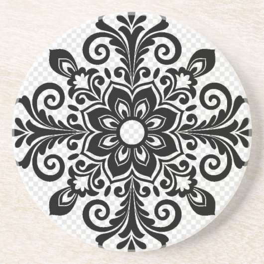 砂岩コースターと美しいデザイン コースター (正面)