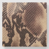 砂岩コースターヘビの皮 ストーンコースター (正面)