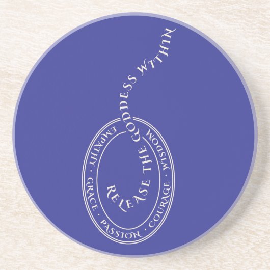 砂岩コースター内の女神を解放 コースター (正面)