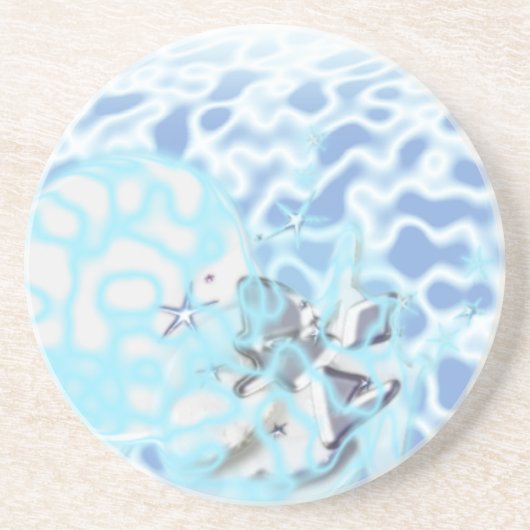 砂岩コースター抽象芸術風 コースター (正面)