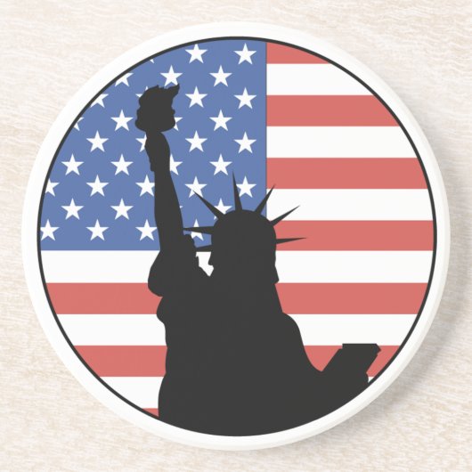 砂岩コースター自由の女神 コースター (正面)