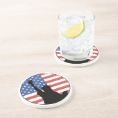 砂岩コースター自由の女神 コースター (側面)