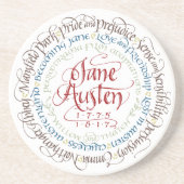 砂岩コースター-ジェーンAustenの時代劇 コースター (正面)