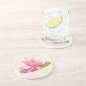 砂岩コースター：ピンクロータス コースター (側面)