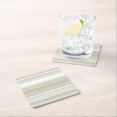 砂岩ストライプ スクエアペーパーコースター (インサイチュ)