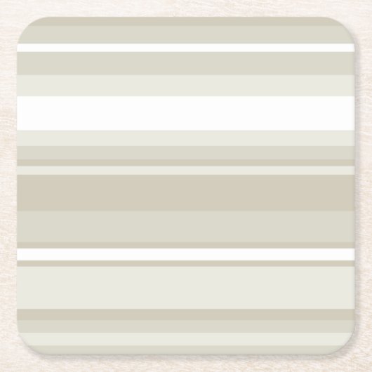 砂岩ストライプ スクエアペーパーコースター (正面)