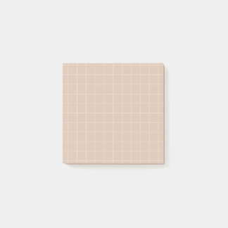 砂岩トーンのミニマリストGrid Post-it®ノート ポストイット