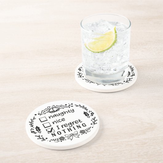 砂岩ドリンクコースター コースター (側面)