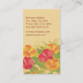 砂岩ハイビスカス~bc 名刺 (裏面)