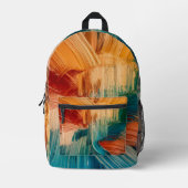 砂岩バックパック プリントバックパック (正面)