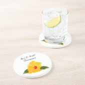 砂岩パーソナライズされたドリンクコースター コースター (側面)