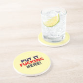 砂岩パーティーコースター コースター (側面)