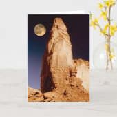 砂岩ピナクル カード (黄色い花)