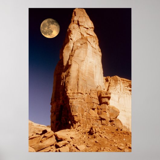 砂岩ピナクル ポスター (正面)