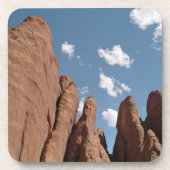 砂岩フィンのユタ砂漠の写真 コースター (正面)