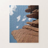 砂岩フィンのユタ砂漠の写真 ジグソーパズル (縦)
