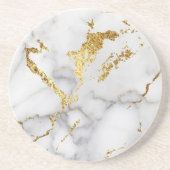 砂岩大理石ホワイトコースター コースター (正面)