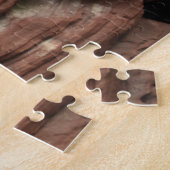 砂岩自然写真 ジグソーパズル (側面)