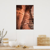 砂岩自然写真 ポスター (キッチン)