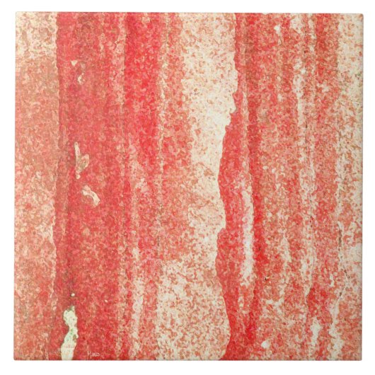 砂岩赤セラミックタイル タイル (正面)