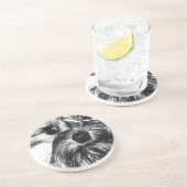 砂岩飲み物のコースター コースター (側面)