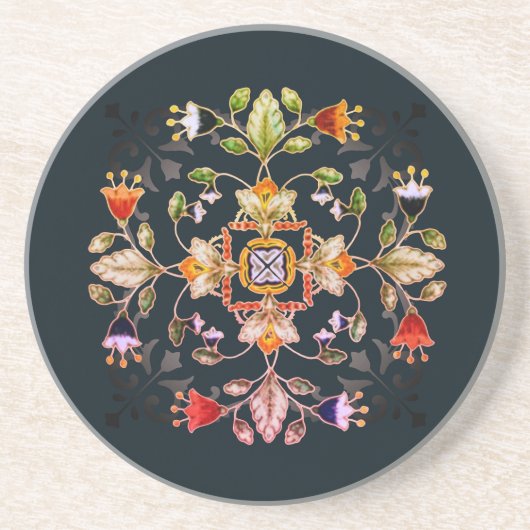 砂岩 バーコースター - フィオリ ダーク コースター (正面)