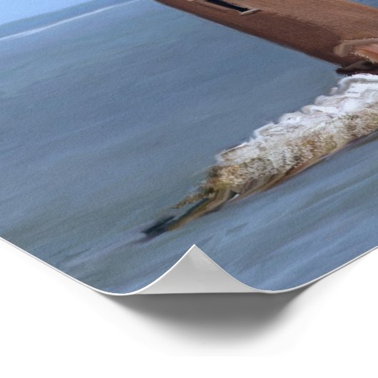 砂島灯台 ポスター (角)