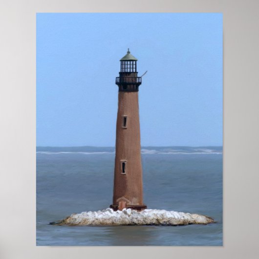 砂島灯台 ポスター (正面)