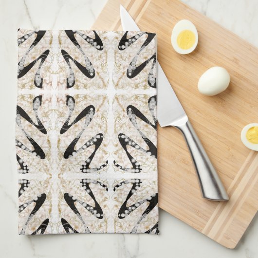 砂嵐 キッチンタオル (四つ折り)