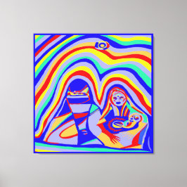 砂嵐 キャンバスプリント