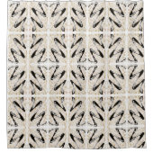 砂嵐 シャワーカーテン (正面)