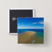 砂州およびダウ|のイボ族の島、モザンビーク 缶バッジ (正面&裏面)