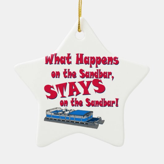 砂州で セラミックオーナメント (正面)