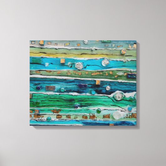 砂州、フィートデソト キャンバスプリント (正面)