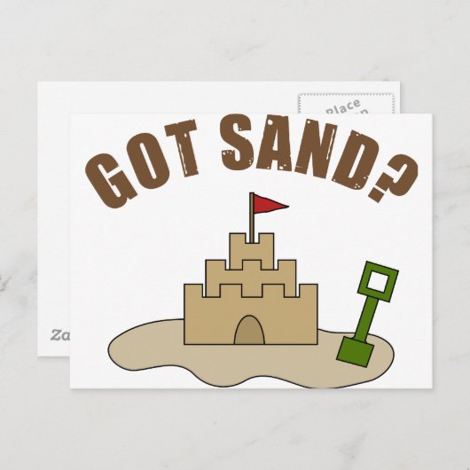 砂得? ポストカード (正面/裏面)