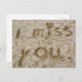 砂恋しく思に書恋しく思お前の葉書 ポストカード (正面/裏面)