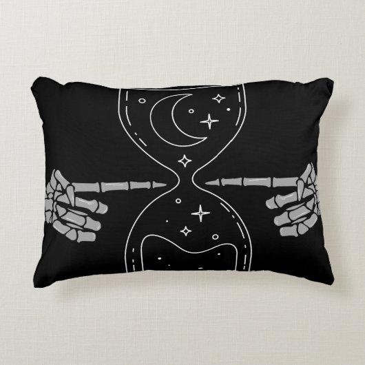 砂時計のデスクッション アクセントクッション (正面)