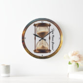 「砂時計の反射」 ラージ壁時計 (ホーム)