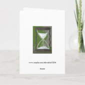 砂時計の時間 カード (裏面)