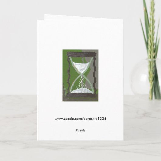 砂時計の時間 カード (裏面)