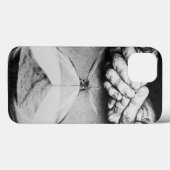 砂時計タイムサンドハンズスケッチ超現実暗黒アート Case-Mate iPhoneケース (裏面 (横))